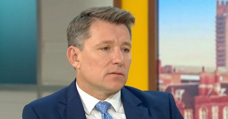 Ben Shephard looking sad on GMB today