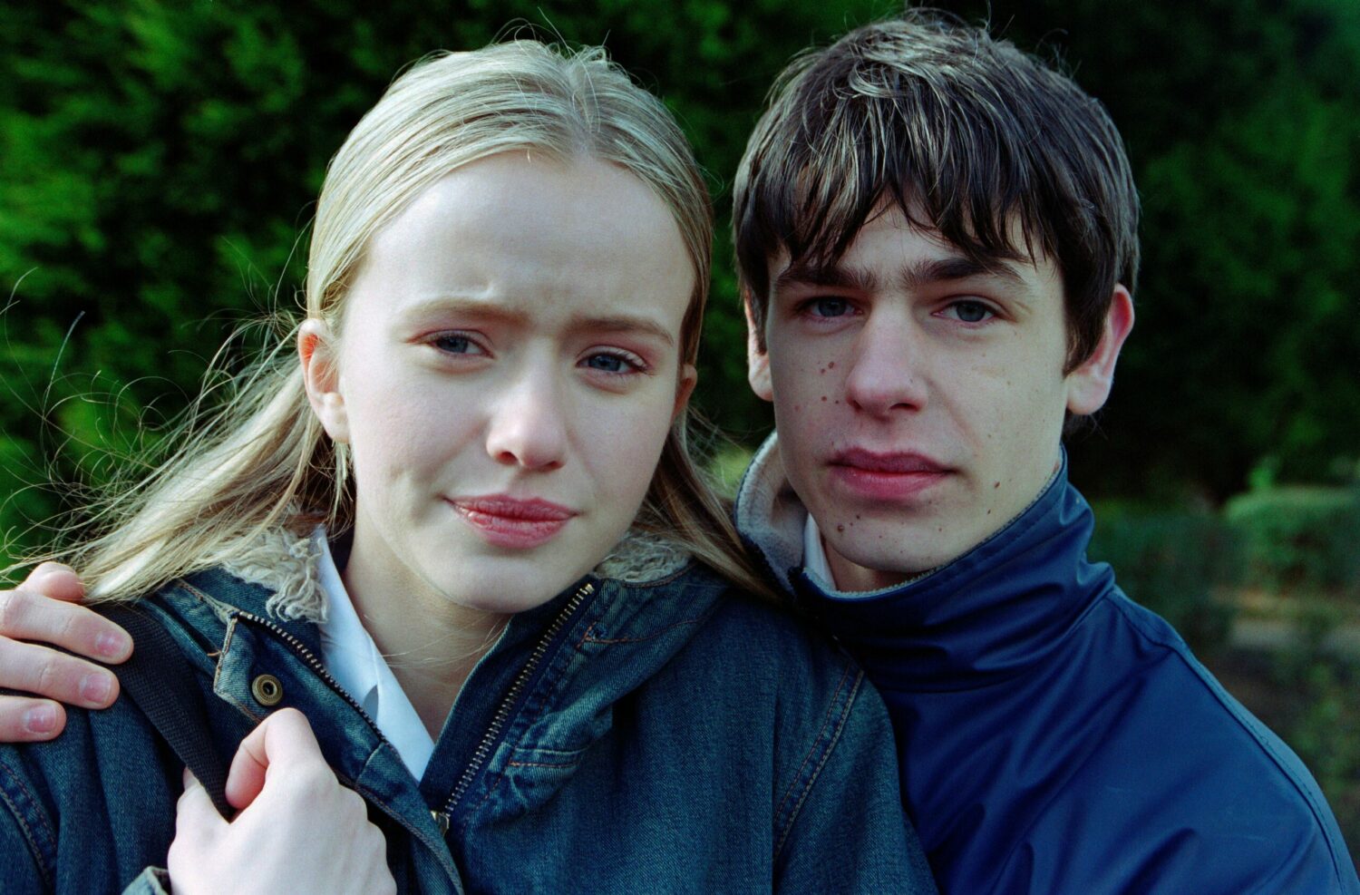 Katie and Andy look worried after finding out she is pregnant