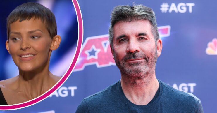 Simon Cowell and Nightbirde