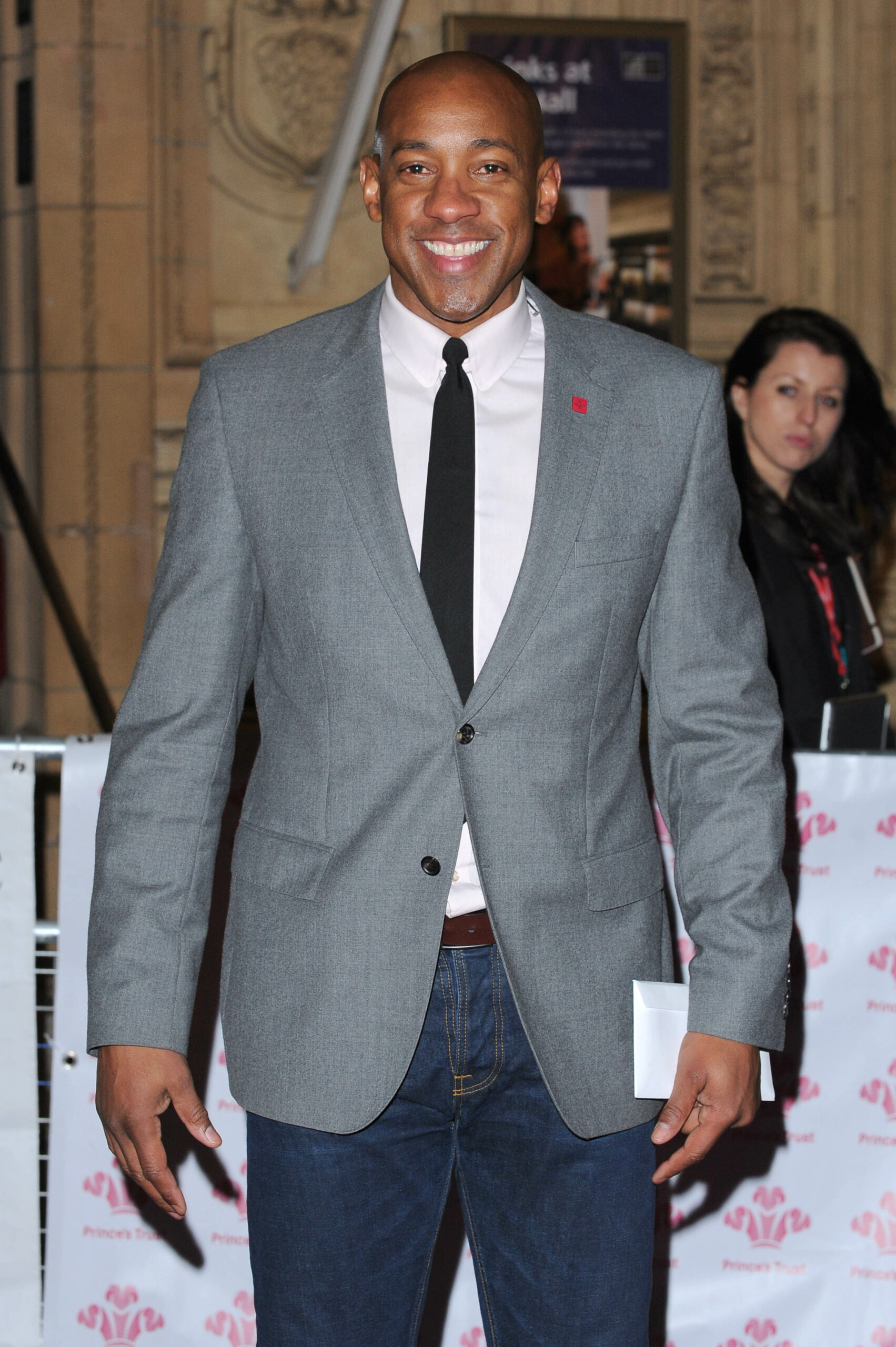 Homes under the Hammer star Dion Dublin on the red carpet
