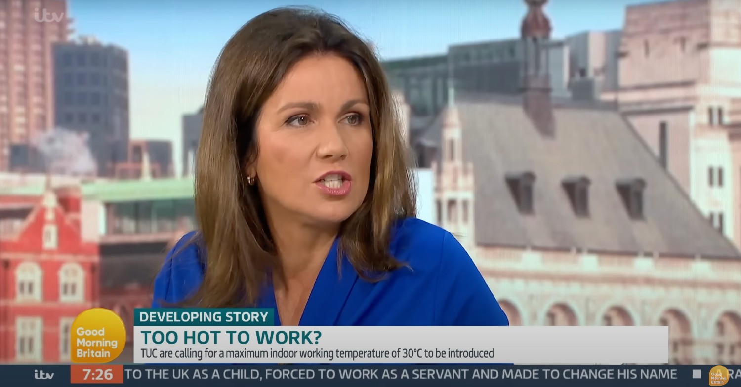 Susanna Reid on GMB 