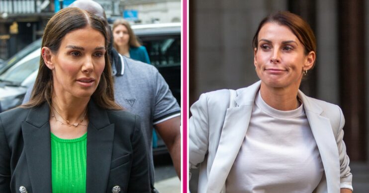 Rebekah Vardy Coleen Rooney at Wagatha Christie