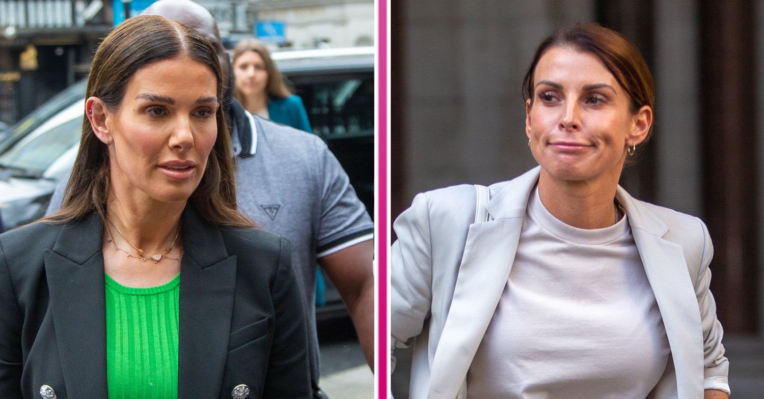 Rebekah Vardy Coleen Rooney at Wagatha Christie