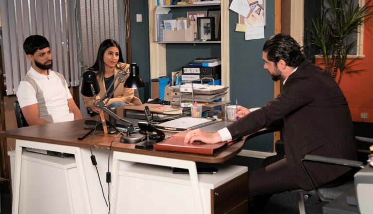 Alya and Zeedan in Coronation Street