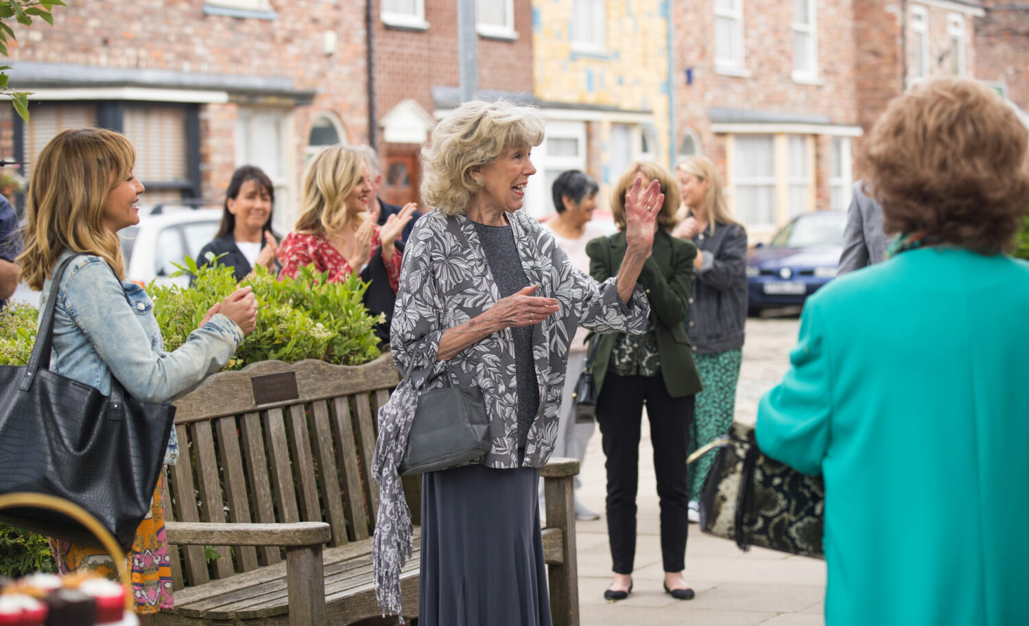 Coronation Street Audrey reopening the salon