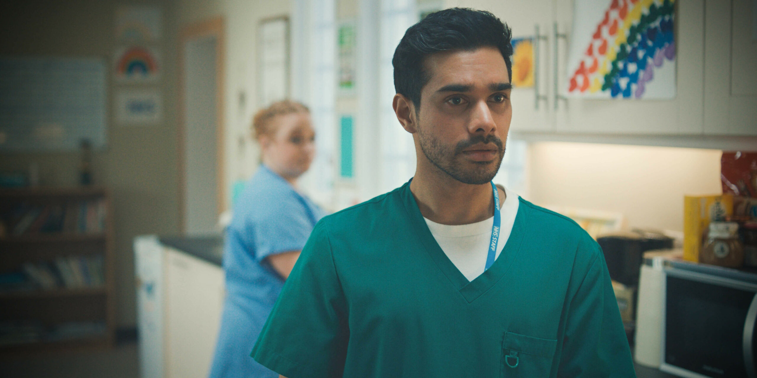 Rash looking worried Casualty spoilers