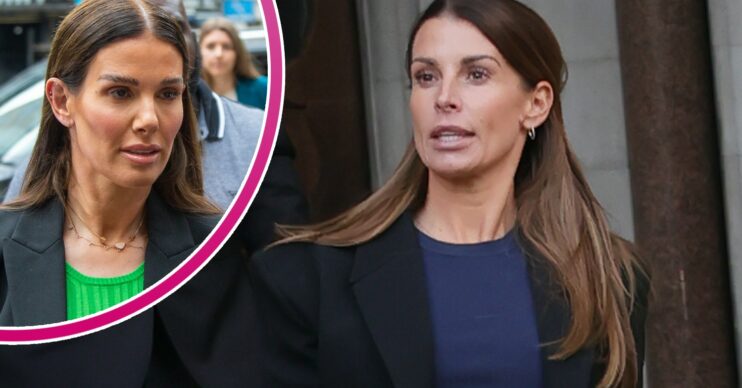 Coleen Rooney and Rebekah Vardy at the Wagatha Christie trial