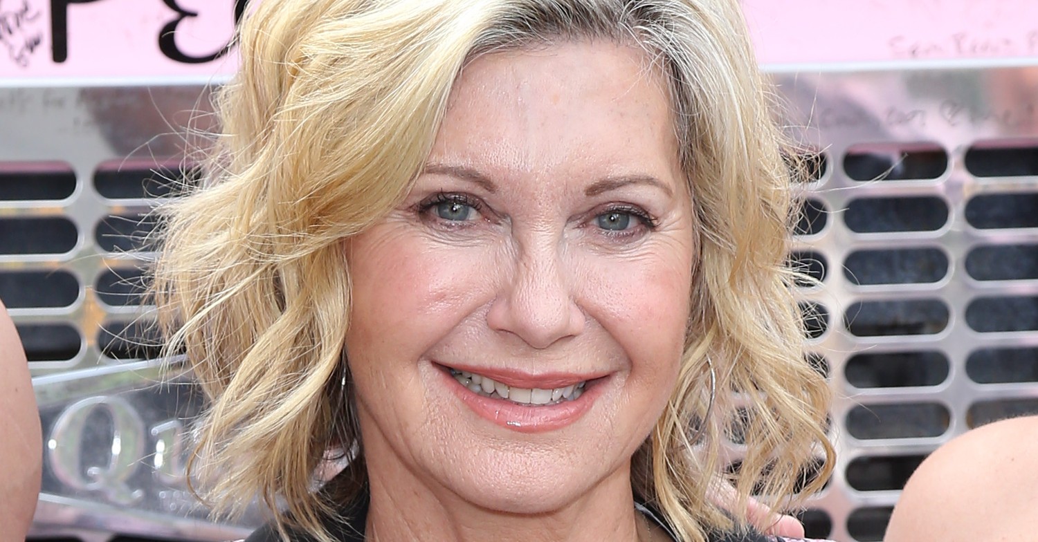 Grease star Olivia Newton-John smiling