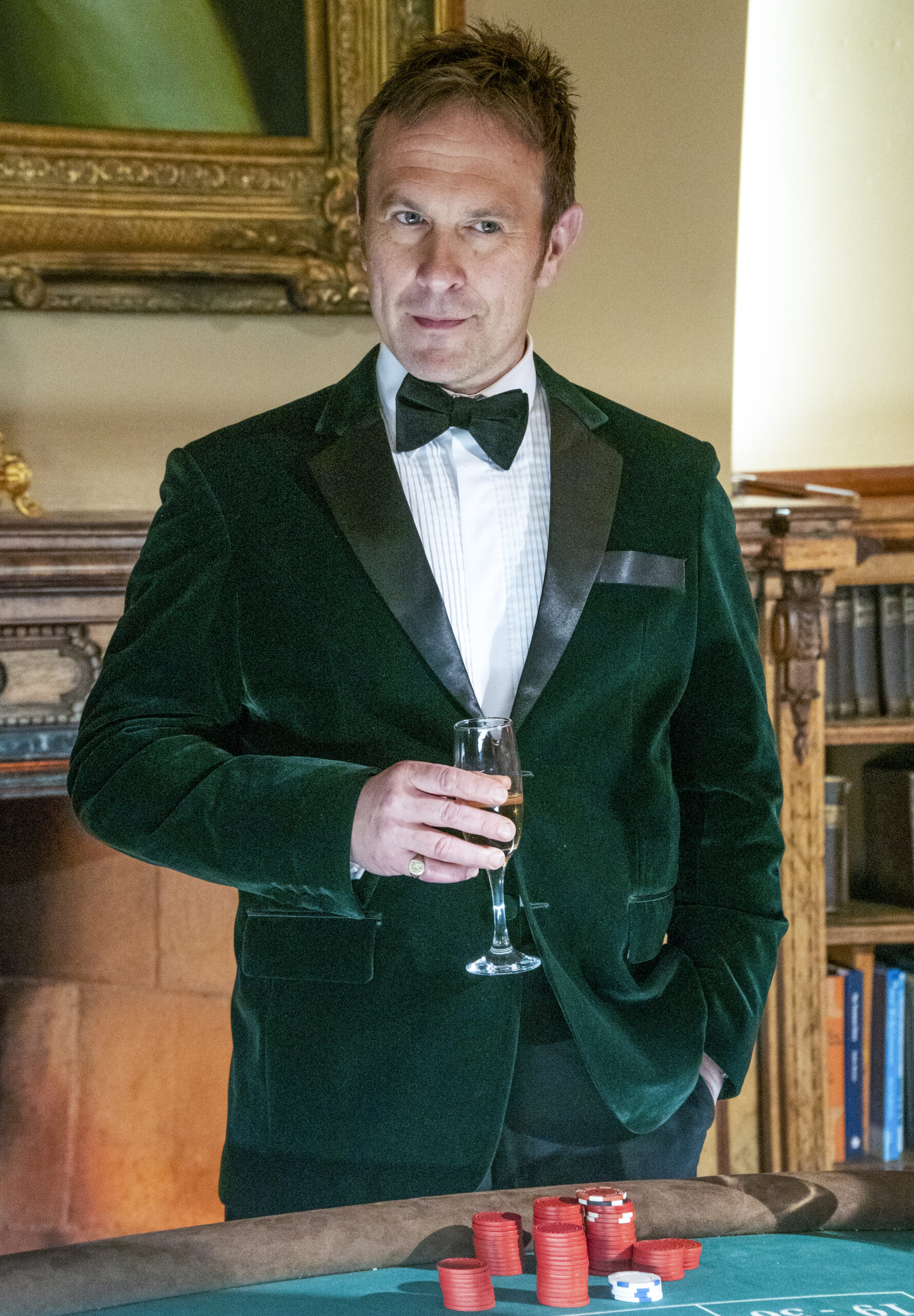 Jason Merrells as Sir Charls Fraith; “Love, Lies, and Liquor” - Agatha Raisin _ Season 4, Episode 2 - Photo Credit: Mark Bourdillon/AcornTV