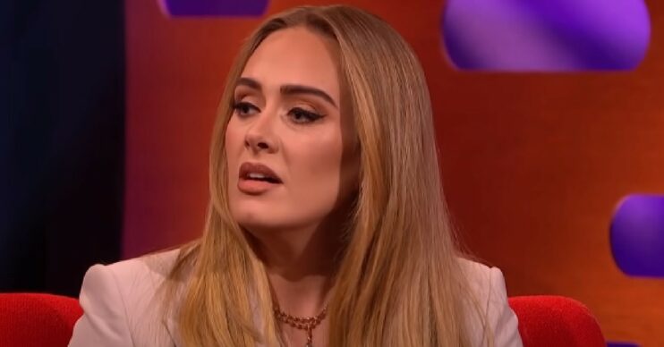 Adele speaking on the Graham Norton Show