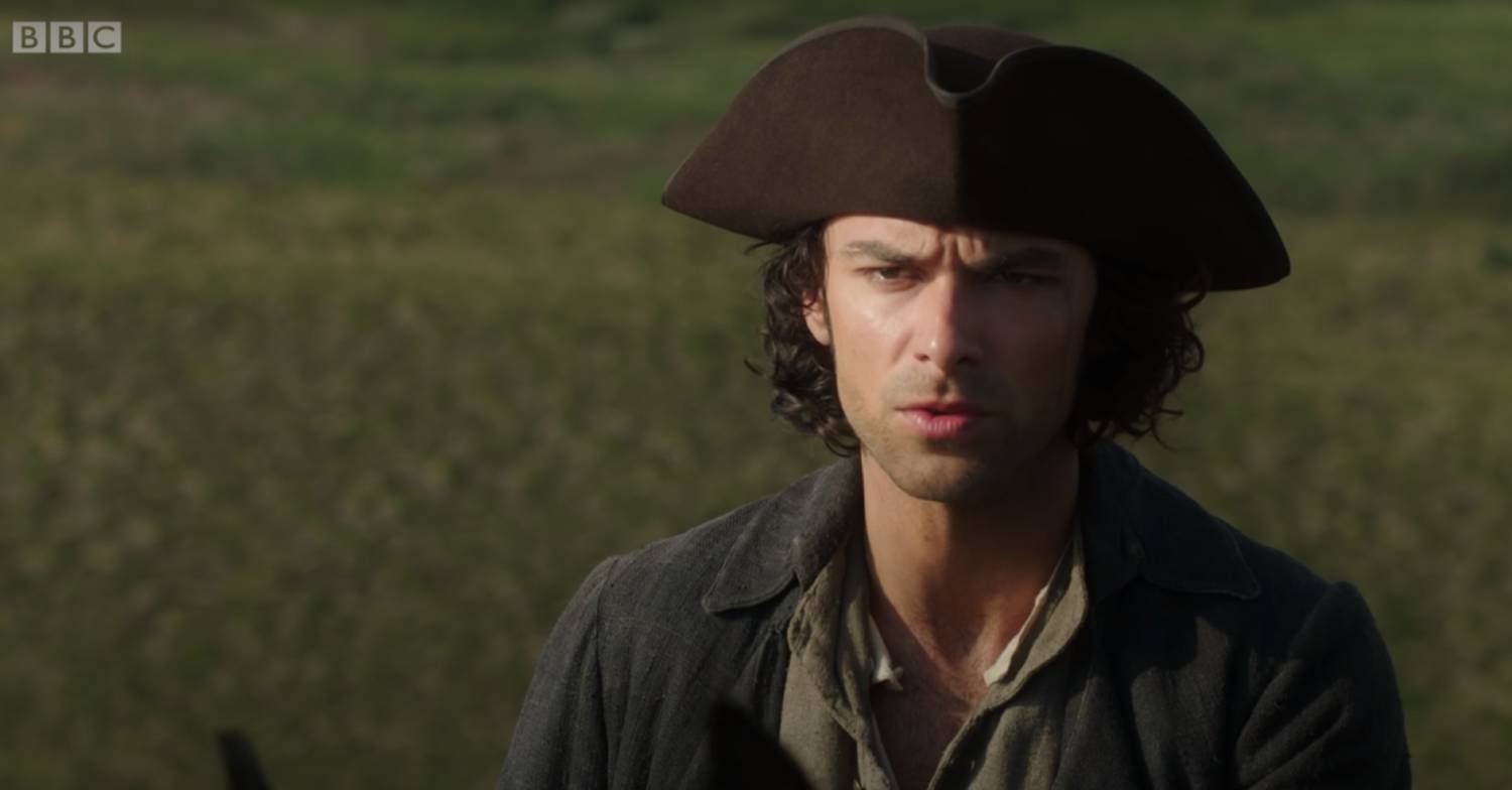 The Suspect star Aidan Turner frowns in Poldark