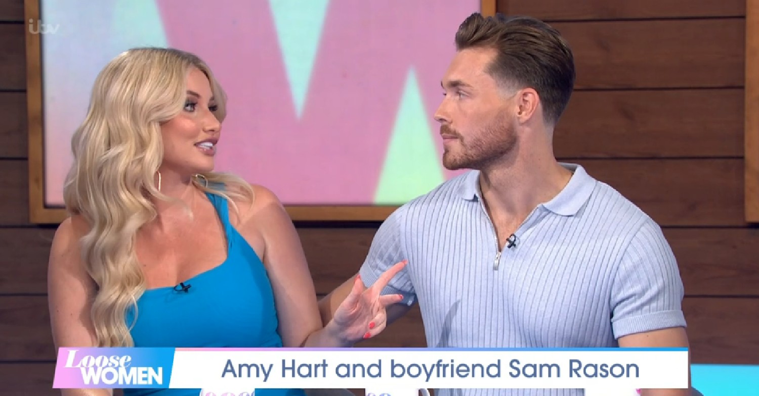 Love Island star Amy Hart and boyfriend Sam on Loose Women