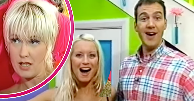 Paula Yates and Johnny Vaughn and Denise Van Outen