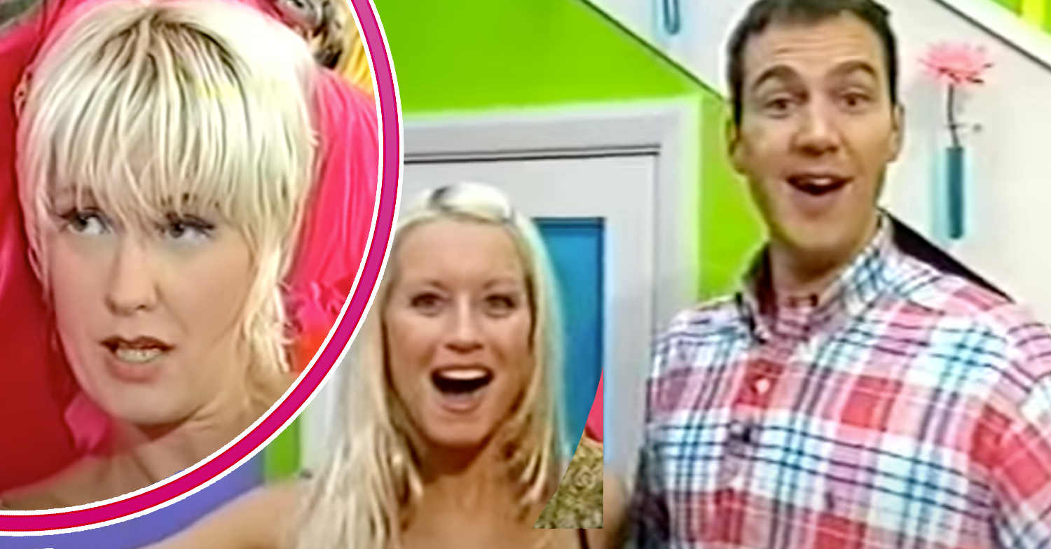 Paula Yates and Johnny Vaughn and Denise Van Outen