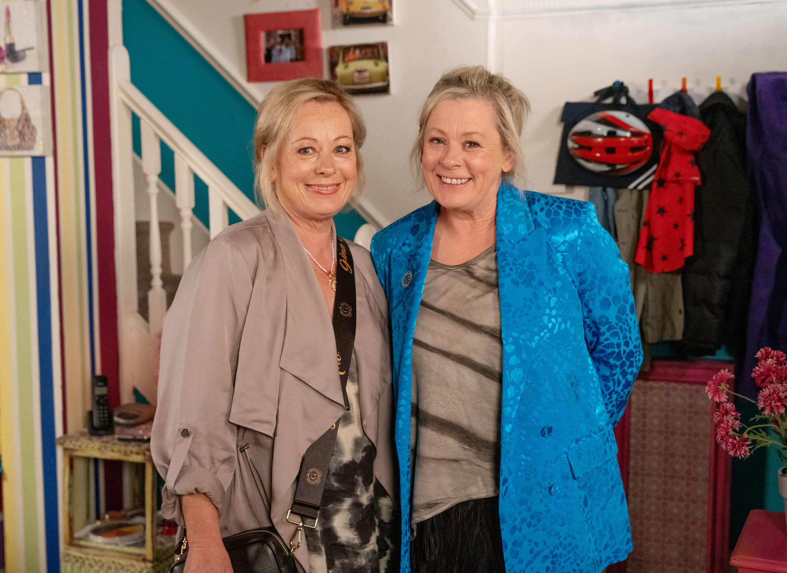 Gabrielle Glaister and Jane Hazlegrove Fern and Bernie Corrie 