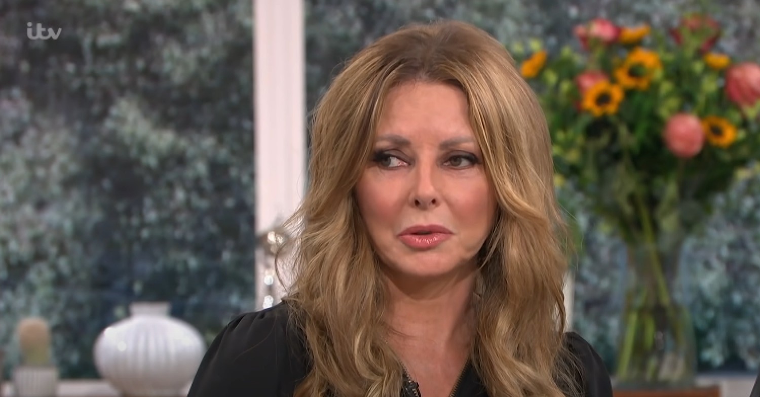 Carol Vorderman talking on This Morning