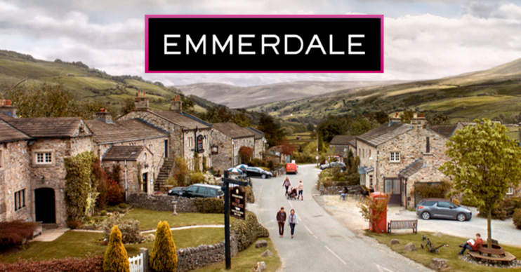 Emmerdale logo and village