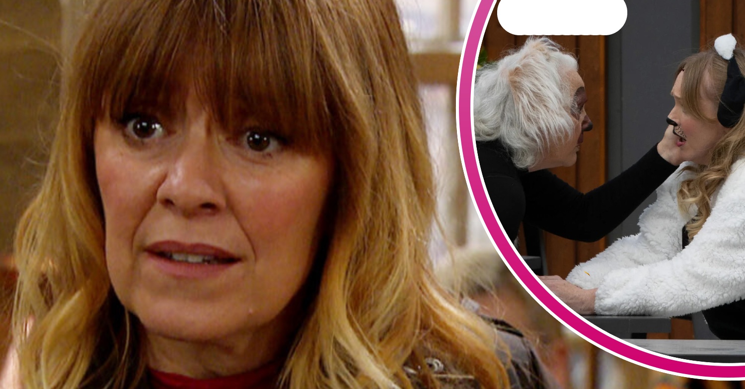 Rhona shocked with ionset of Mary kissing Vanessa