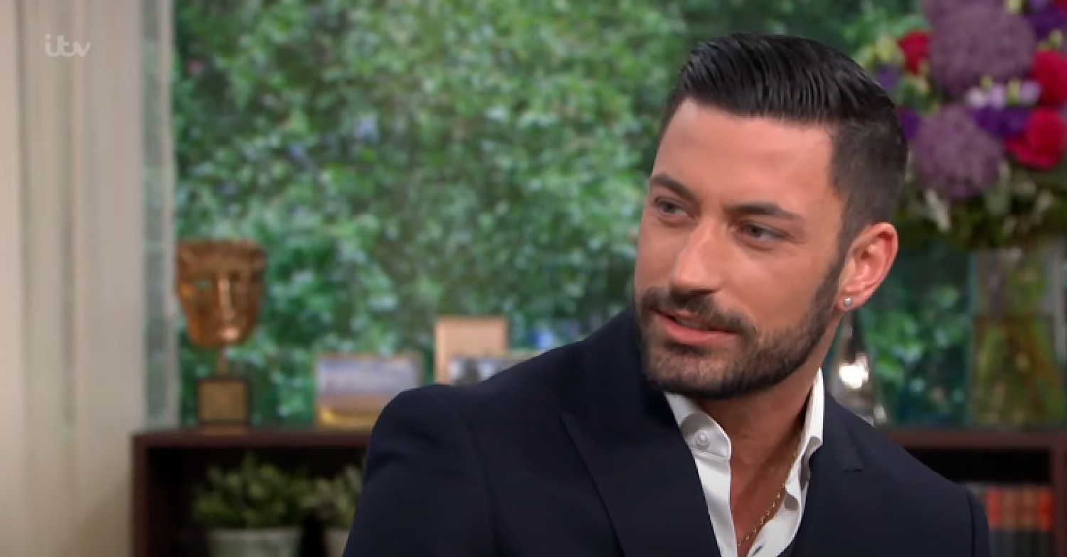 Strictly star Giovanni Pernice talking on This Morning