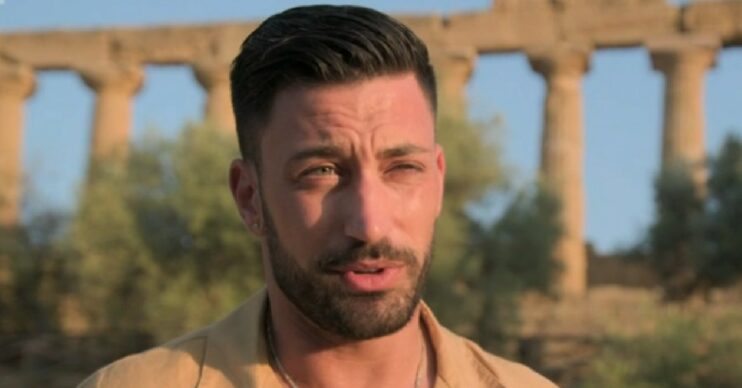 Strictly star Giovanni Pernice squinting on travel show