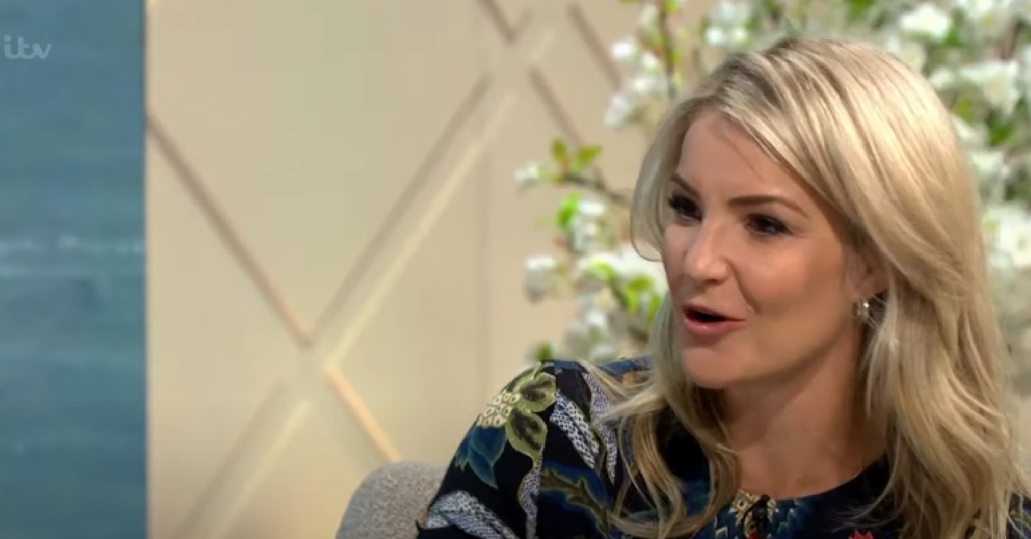Helen Skelton smiling during interview on Lorraine