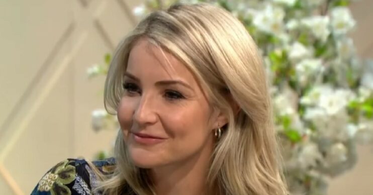 Strictly star Helen Skelton smiling during Lorraine interview
