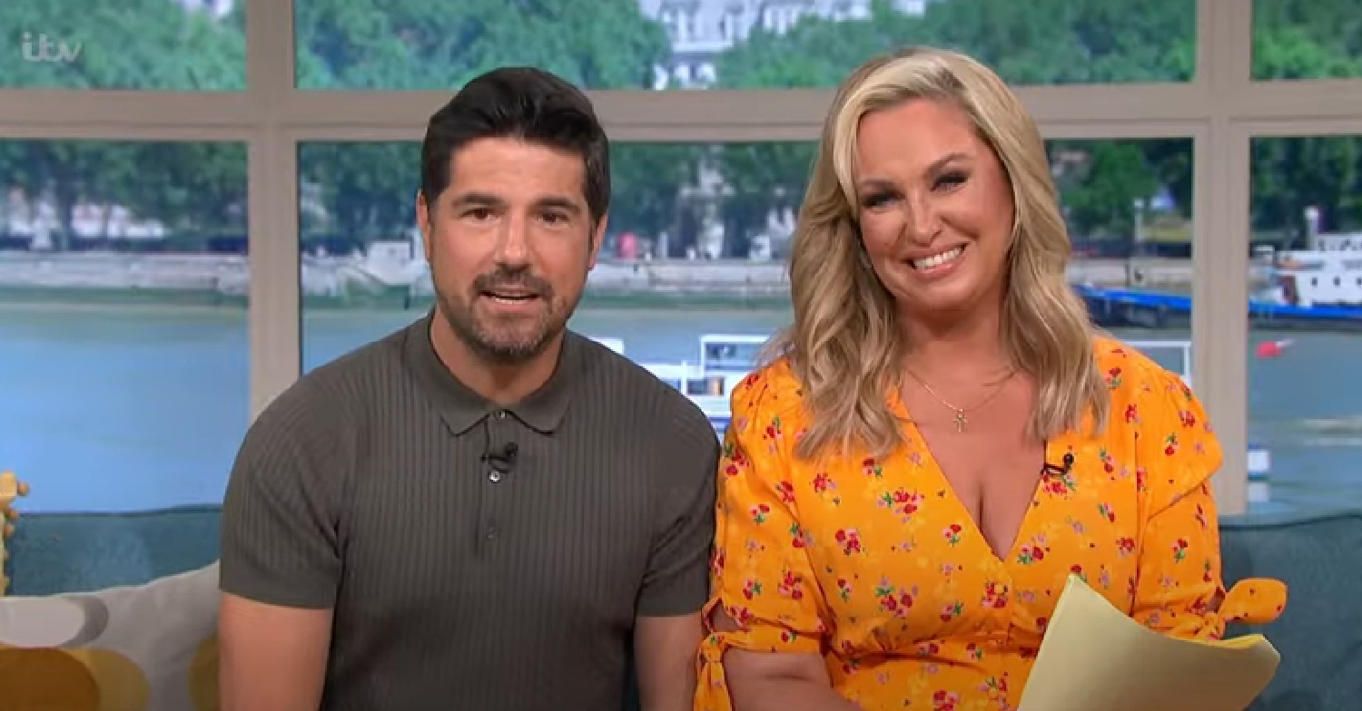Craig Doyle and smiling Josie Gibson on This Morning today