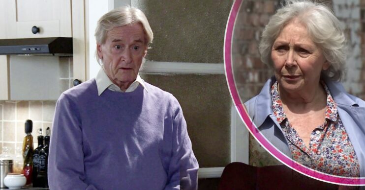 Coronation Street spoilers tonight Ken Wendy split screen