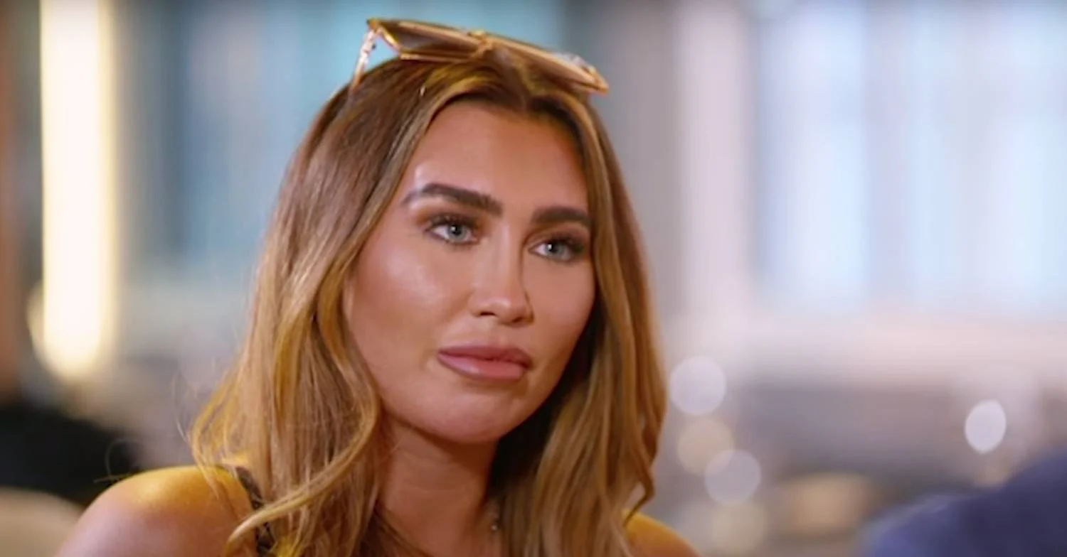 Lauren Goodger looking sad