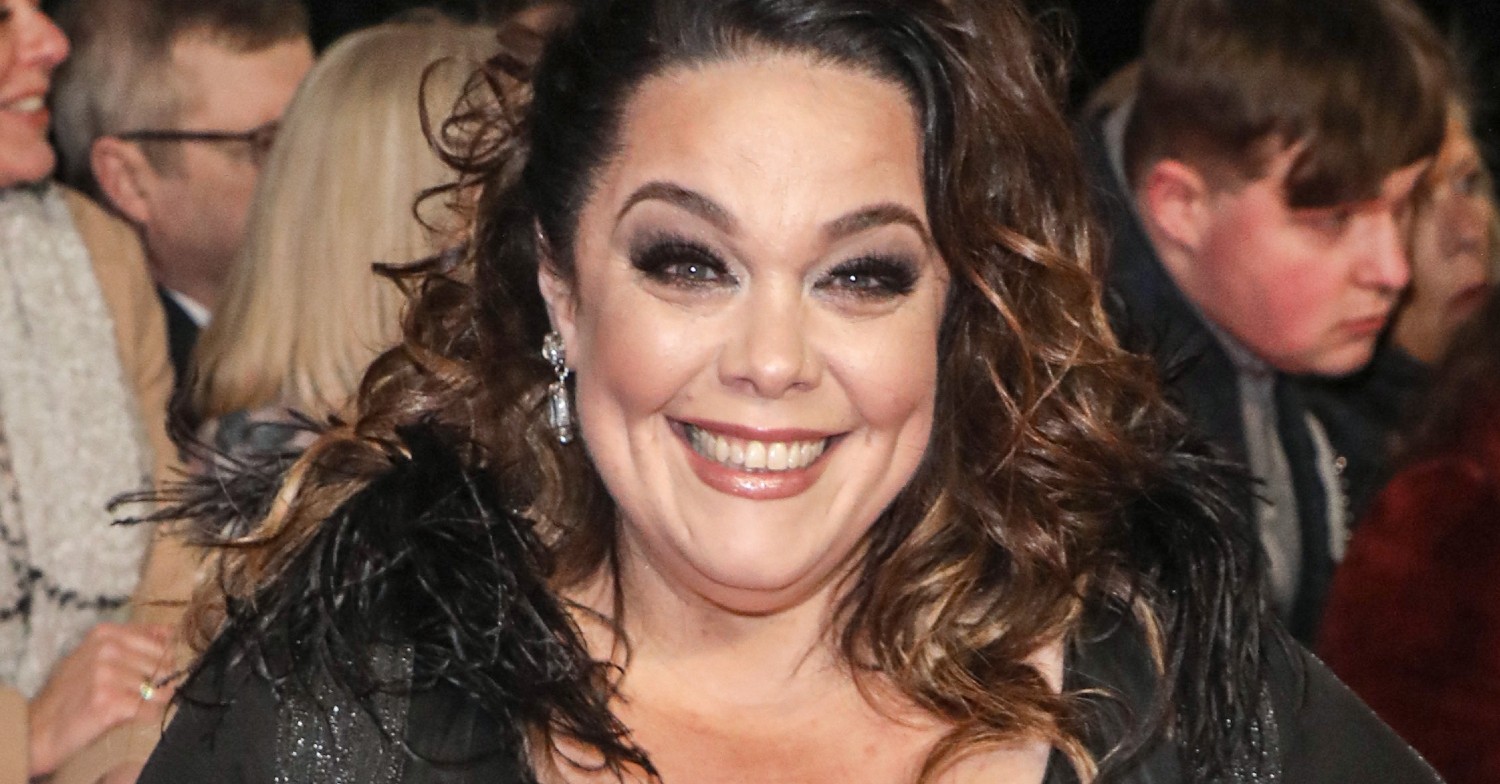 Emmerdale star Lisa Riley smiles at NTAs