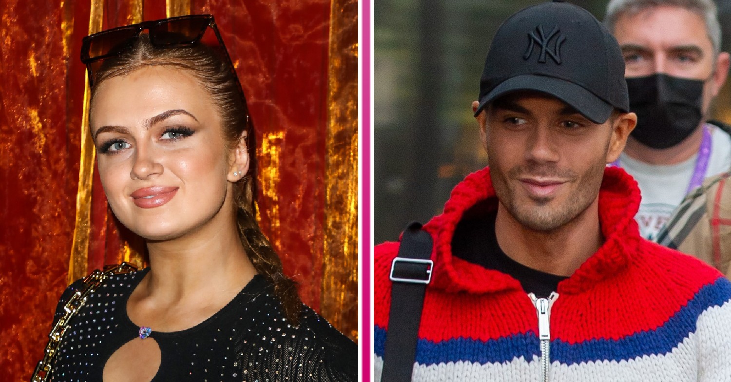 Maisie Smith and Max George smiling