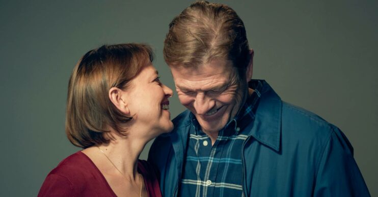 Marriage, BBC drama, stars Sean Bean and Nicola Walker, seen here in character