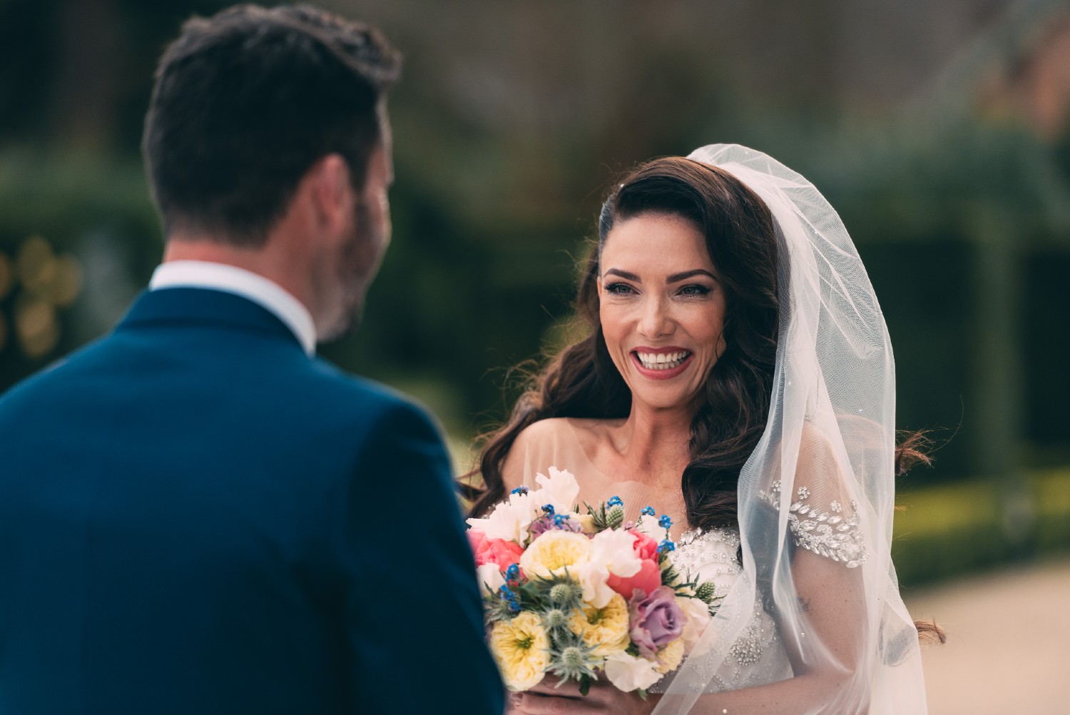 April wearing a wedding dress on MAFS UK