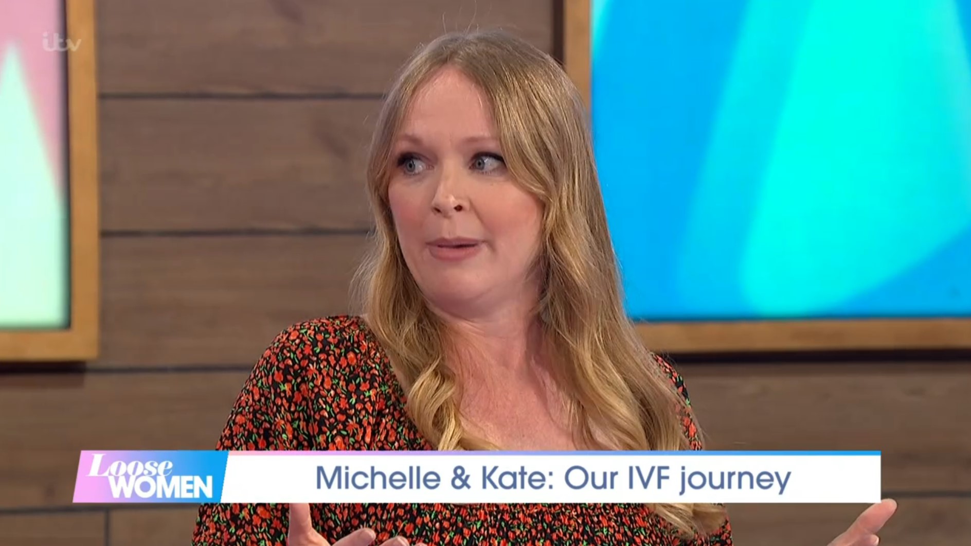 Emmerdale's Michelle Hardwick looks thoughtful on Loose women
