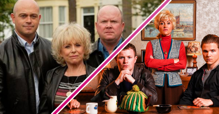 EastEnders feature image young Mitchell family and old Mitchell family