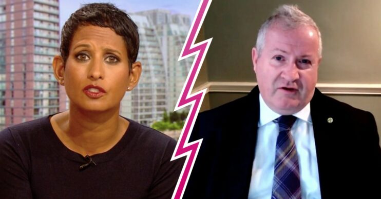 Naga Munchetty clashing with MP on BBC Breakfast today