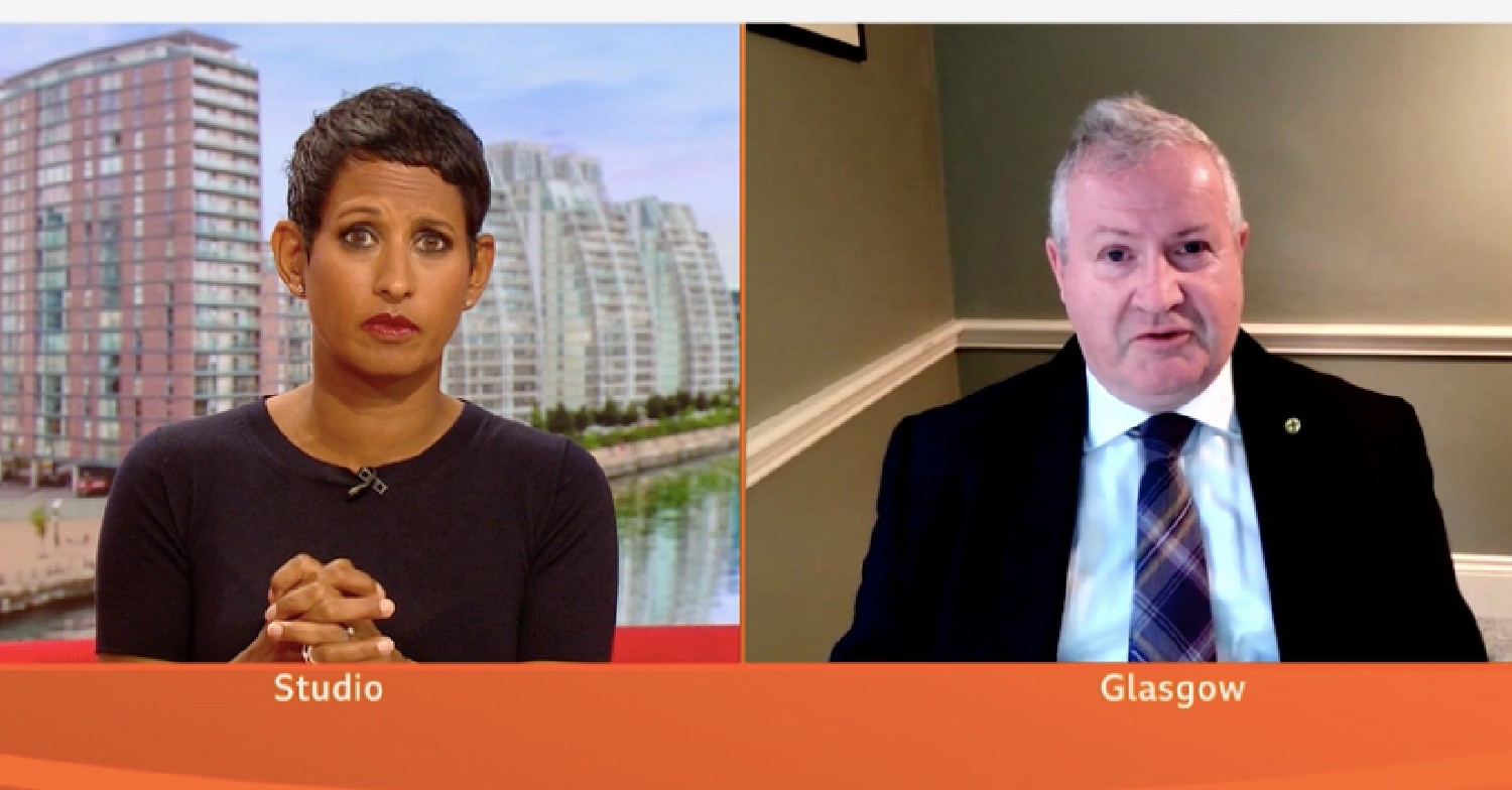Naga Munchetty interviews MP on BBC Breakfast today