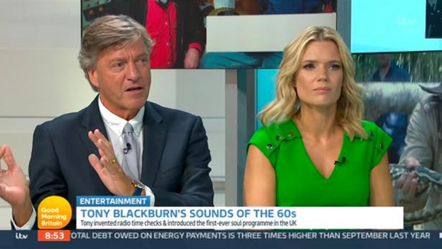 Richard Madeley on GMB today discussing Paul O'Grady