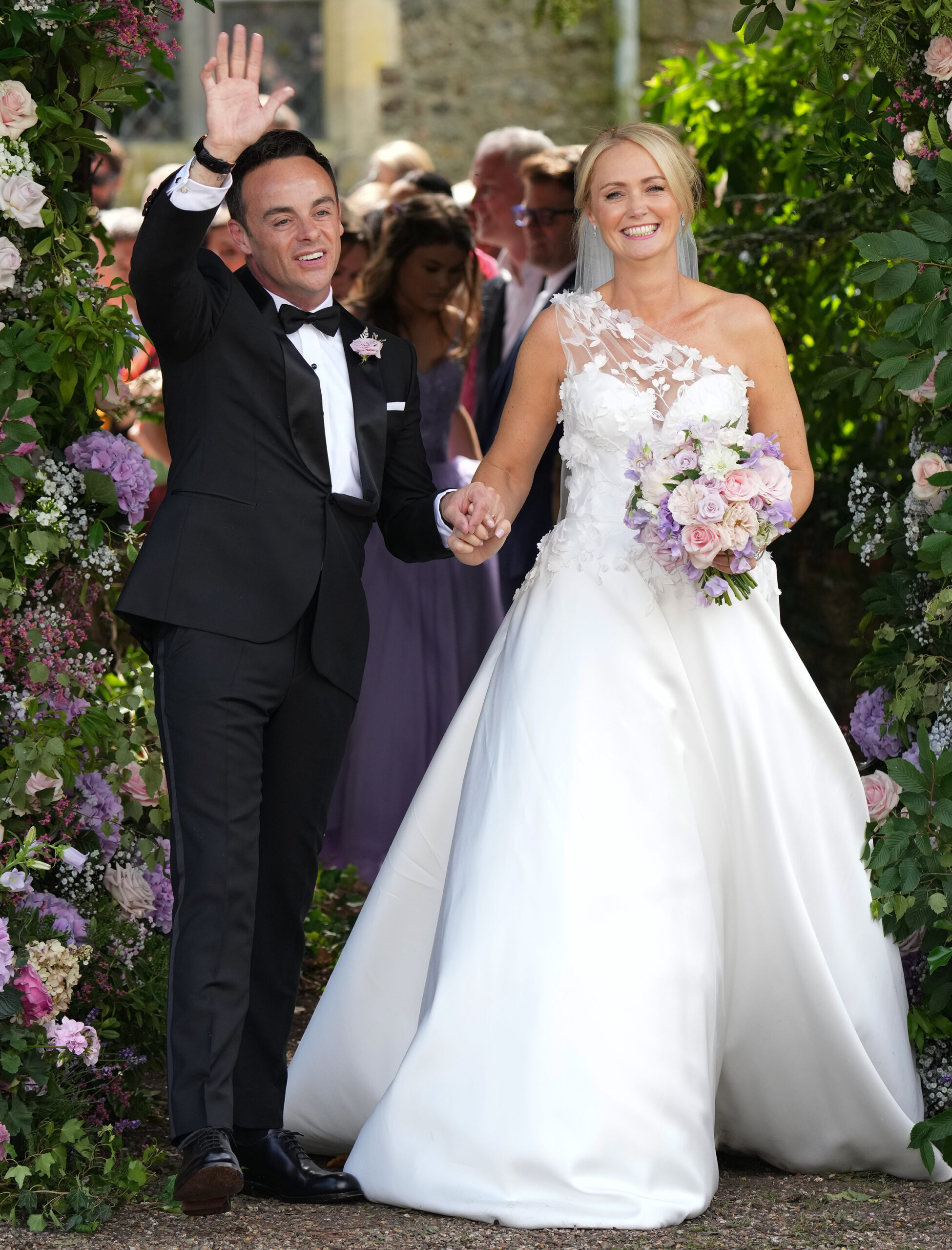 Ant McPartlin and wife Anne-Marie on their wedding day