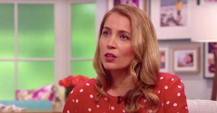 Jasmine Harman looks upset on Lorraine