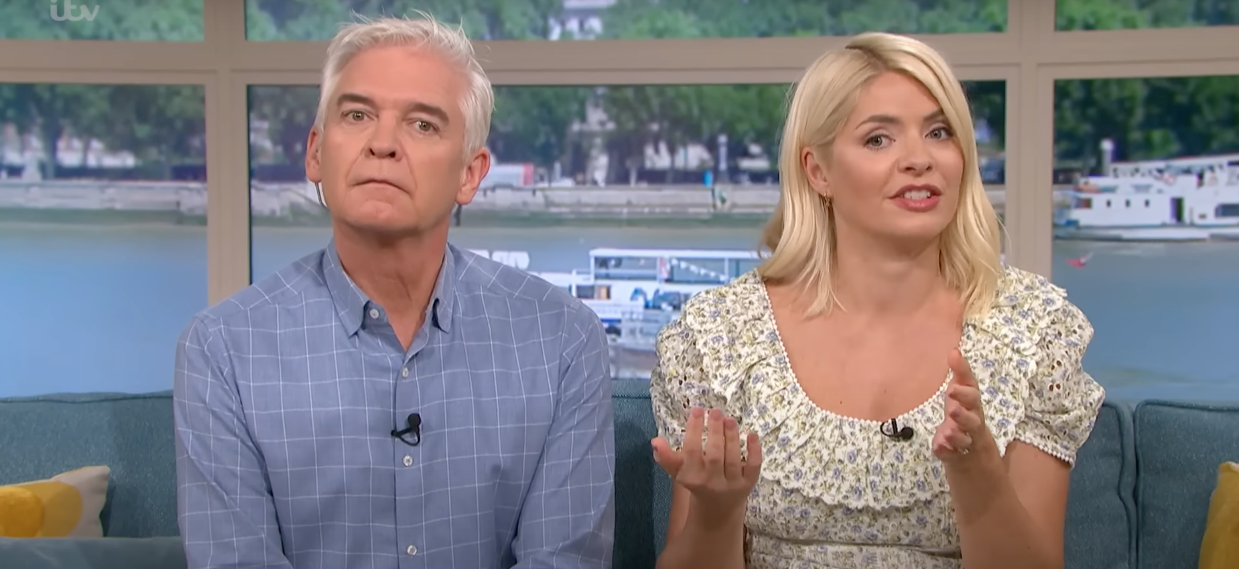 Holly Willoughby and Phillip Schofield on This Morning