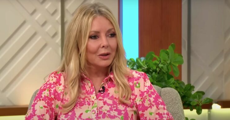 Carol Vorderman talking on Lorraine