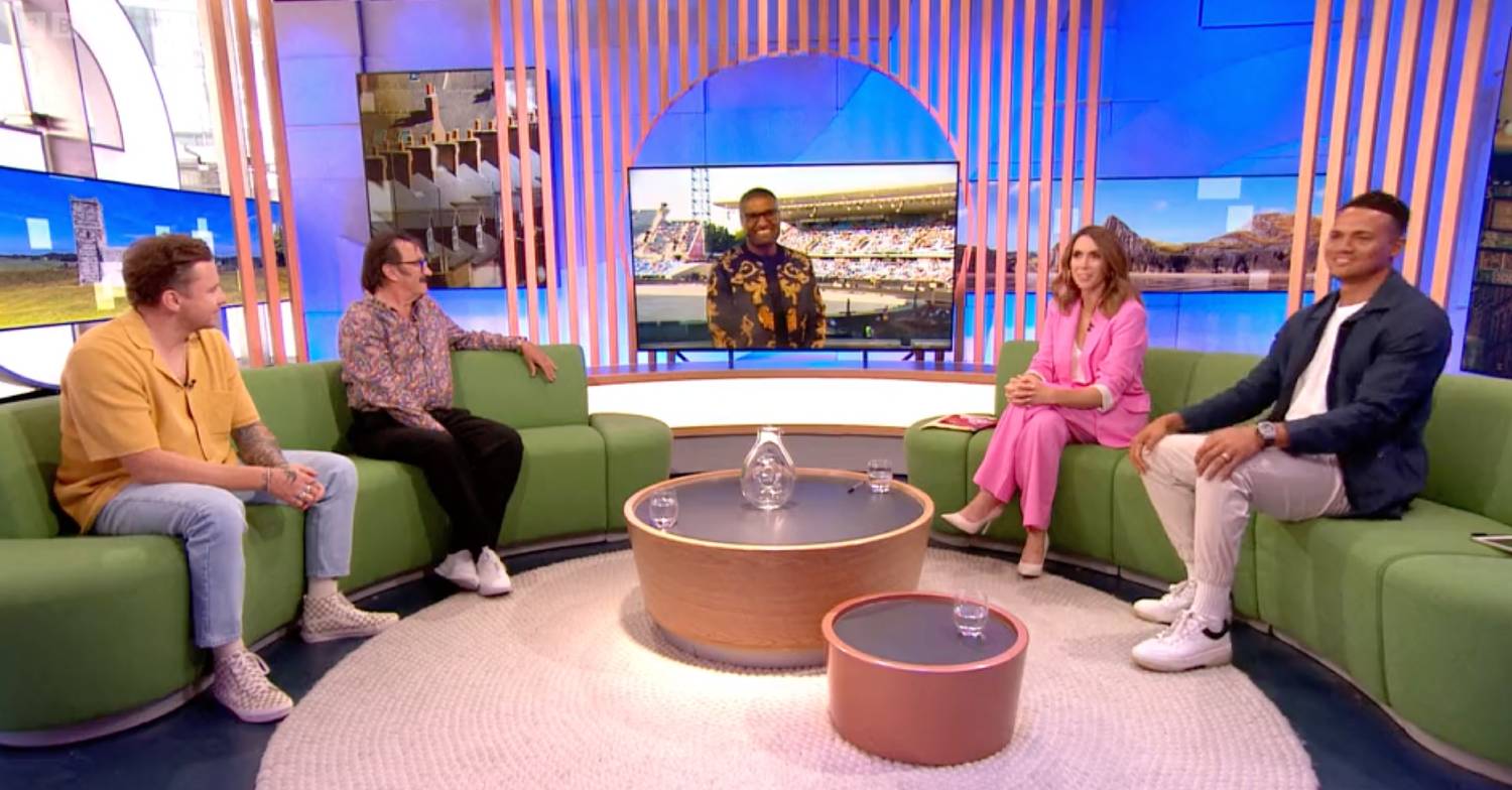 Strictly 2022 star Richie Anderson appears on The One Show