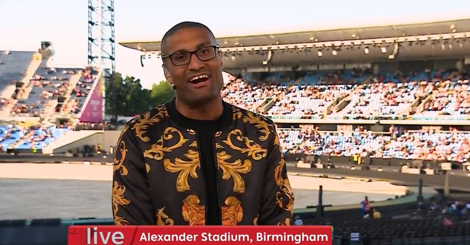 Strictly 2022 star Richie Anderson reporting for The One Show