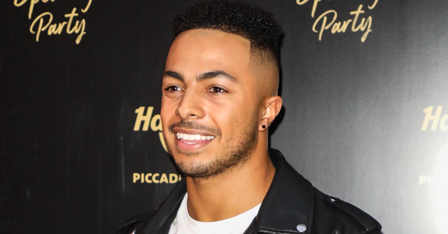 Strictly 2022 star Tyler West smiles for the cameras