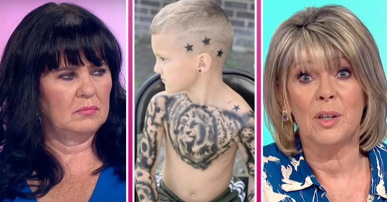 tattoos for toddlers debate on loose women today