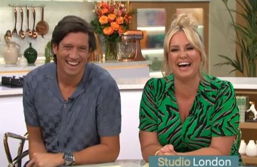 Josie and Vernon laughing on This Morning