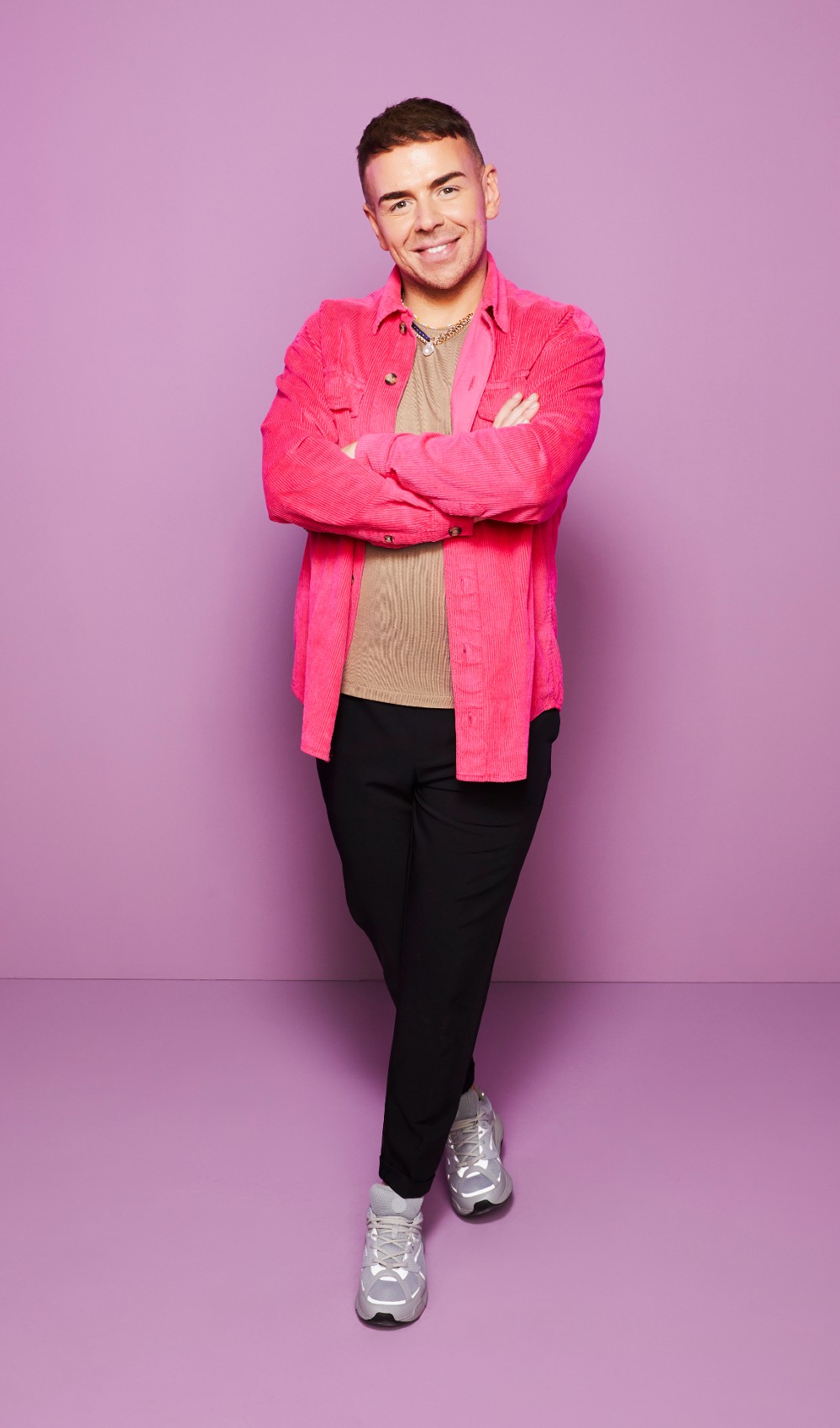 Thomas smiles in Married at First Sight UK 2022 promo photo
