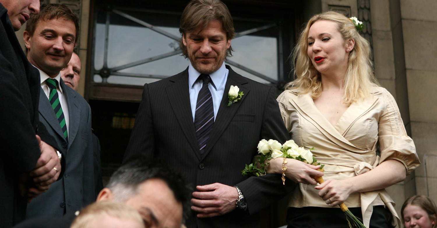 Sean Bean at his third wedding