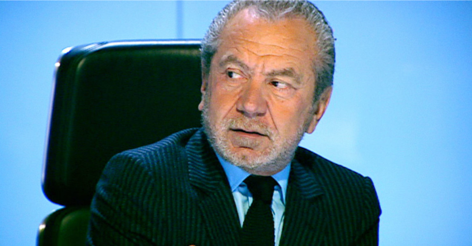 Lord Sugar on The Apprentice